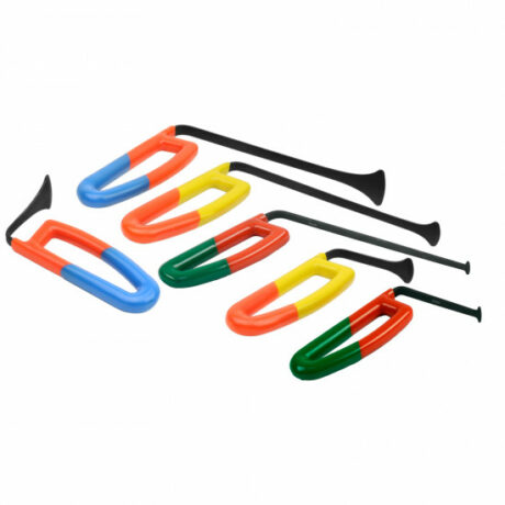 Kit com 6 rabos de peixe elevada de cabeça pequena média e grande