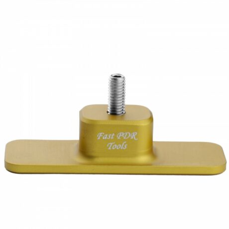 Suction cup de alumínio para cola fria - 75mm - Retangular - Dourada