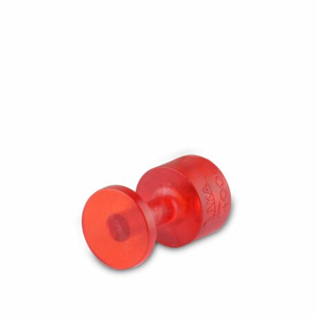 Ventosa Laka redonda lisa vermelha - 10 mm