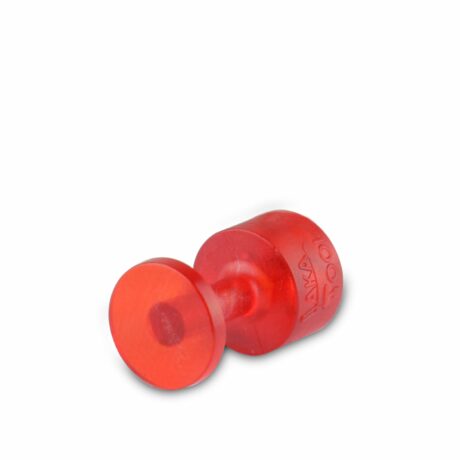 Ventosa Laka redonda lisa vermelha - 12 mm