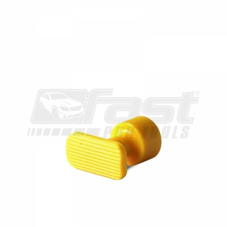 LAKA Rectangular Tab  10mm x 20mm Yellow