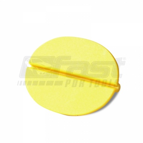 LAKA Oval Crease Tab  50mm Yellow