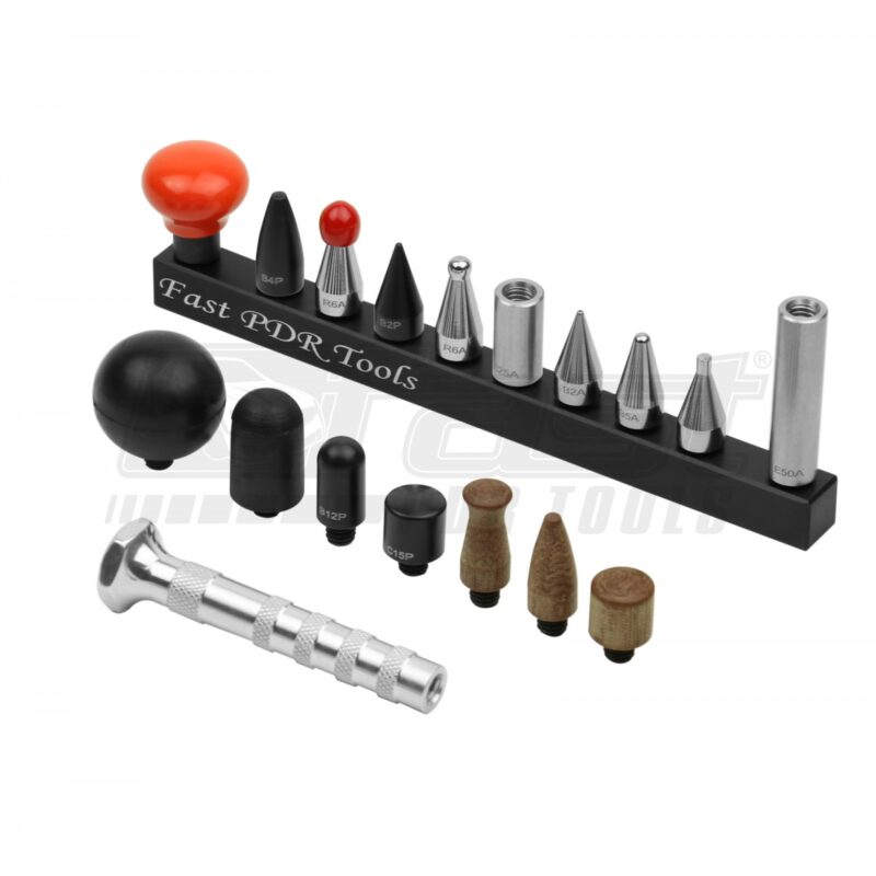 Set 15 threaded tips and 2 extenders and Aluminum Knock Down Tip