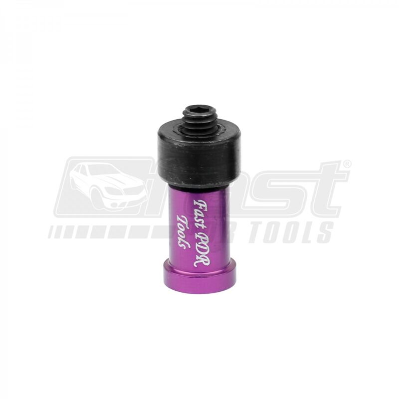 Aluminum suction cup for cold glue  12mm  Lilac