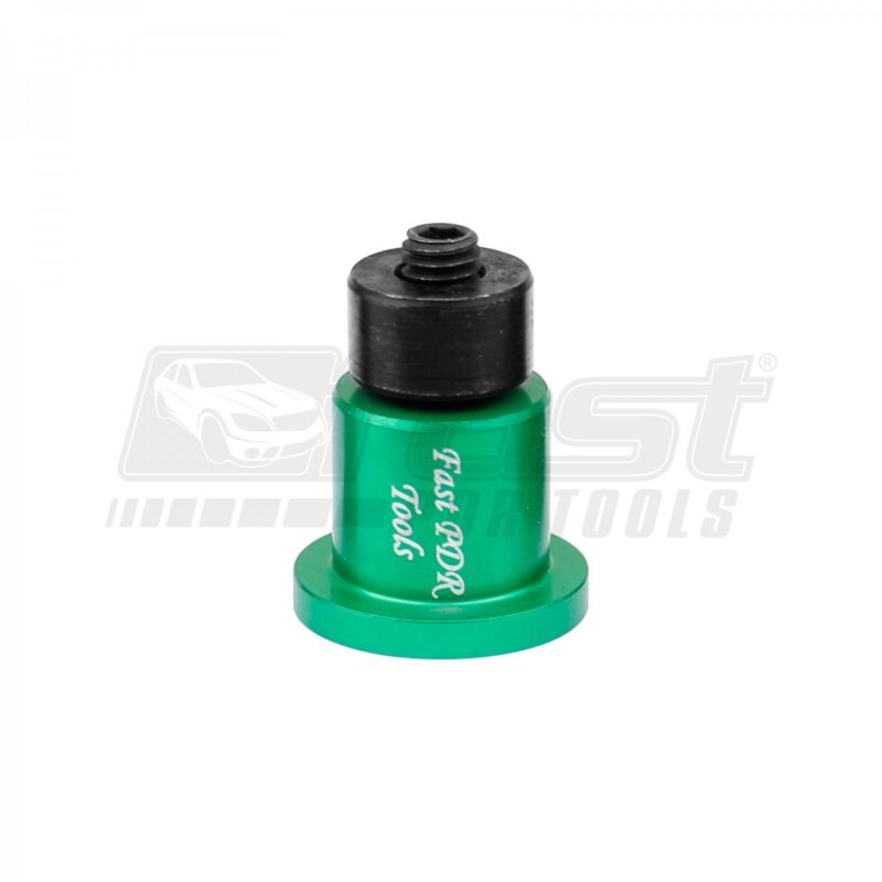 Aluminum suction cup for cold glue  22mm  Green