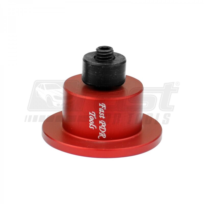 Aluminum suction cup for cold glue  38mm  Red