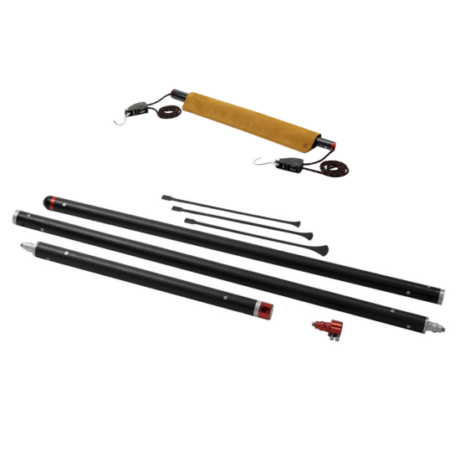 Kit Carbon Elite V4.0 – Long Rod Fibra de Carbono 2,5m com Support/Bracket