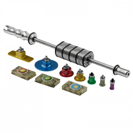 Kit Cola Fria - Slide Hammer Magnética, Suction cups de Aluminium e Colas