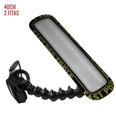 LED Light Slim PRO Light (40 cm) 2 fitas com imã, bateria e suporte lateral