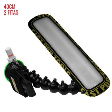 LED Light Slim PRO Light (40 cm) 2 fitas com ventosa americana, bateria e suporte lateral