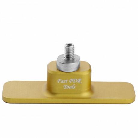 Suction cup de alumínio para cola fria - 75mm - Retangular - Dourada