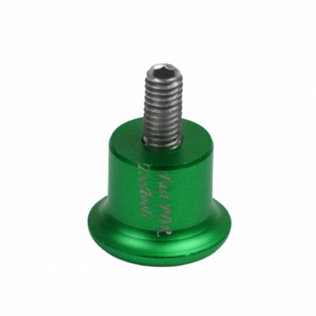 Suction cup de alumínio para cola fria - 22mm - Verde