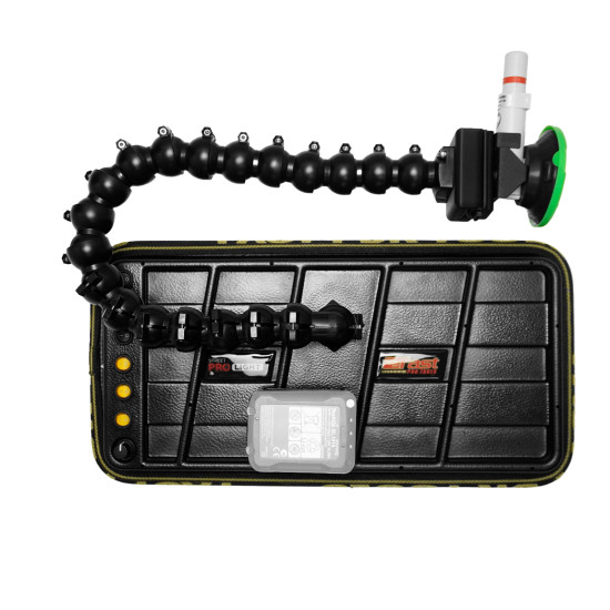 Street PRO Light (40 cm) 6 fitas - suporte embutido Makita 12v com ventosa americana - Image 2