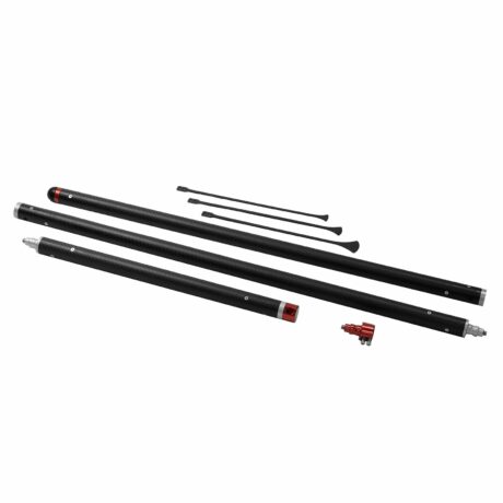 Hail King Rod - Cambão de fibra de carbono 2,5m ø38mm com rabo de peixe - Sistema rosca [versão 4.0]